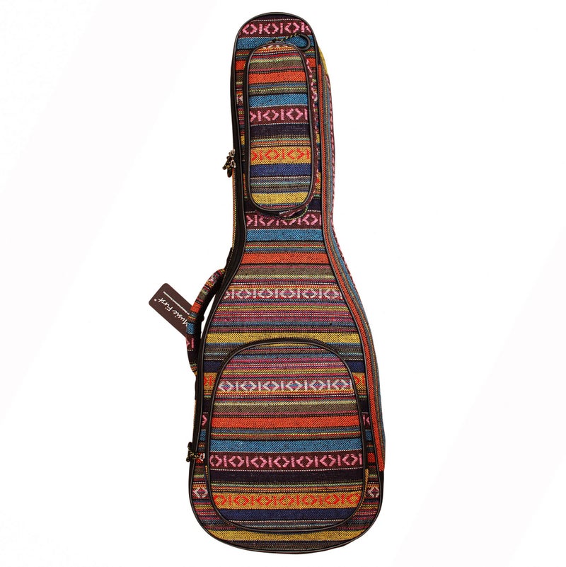 MUSIC FIRST Original Design 0.6" (15mm) Thick Padded Country Style Guitalele, 26-29" Guitar Case & Bag - Image 1